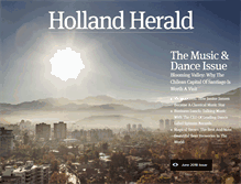 Tablet Screenshot of holland-herald.com